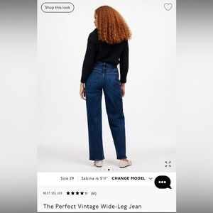 The Perfect Vintage Wide-Leg Jean size 28